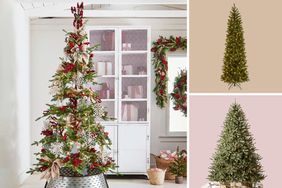 Composite of artificial christmas trees