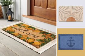 Composite of best doormats for entryway