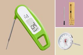 Composite of meat thermometers