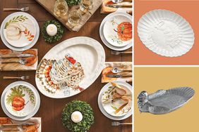 Composite of turkey platters