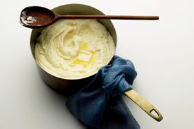Mashed potatoes with cream cheese