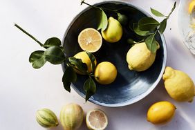 assorted lemons in bowl