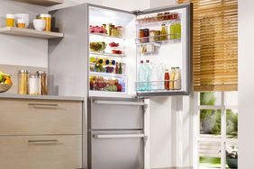 Clean, organized refrigerator