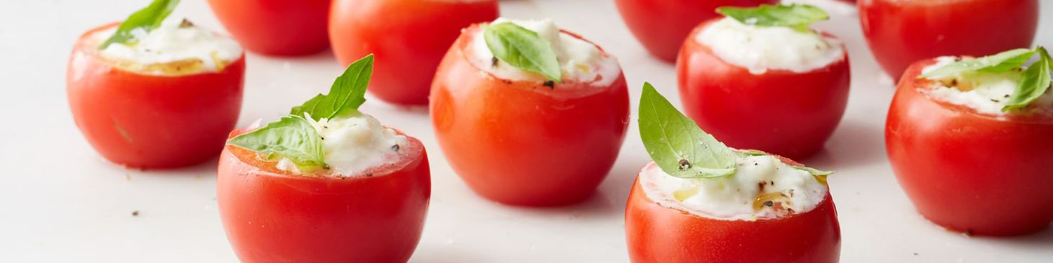 Entertaining - stuffed tomatoes