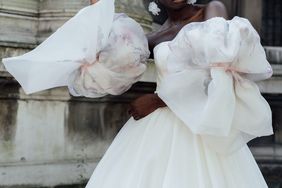 Halfpenny London puffy statement sleeve wedding dress fall 2022