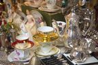 vintage china and silver 