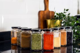spices on counter