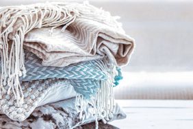 Folded blankets
