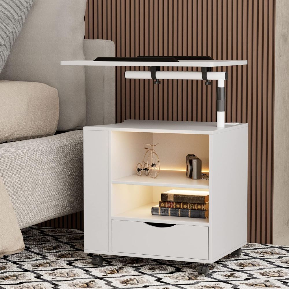 Nightstand with Charging Station