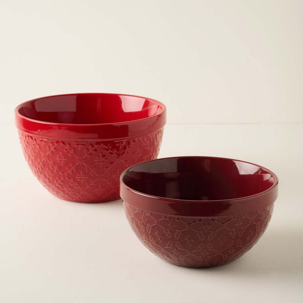 Glazed Ceramic Mixing Bowls