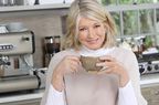 Martha Stewart drinking coffee