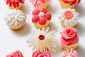 cupcake flowers made of candy