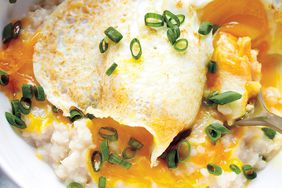 savory oatmeal with egg