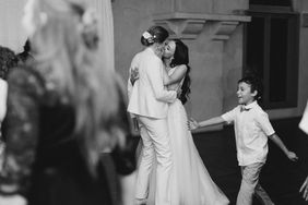 couple first dance with son