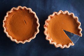Two pumpkin pies