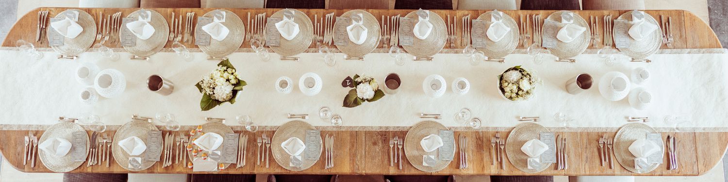 Martha Stewart Weddings: Planning & Advice - banquet table