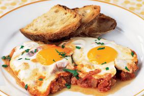 Skillet Eggs and Tomato Sauce
