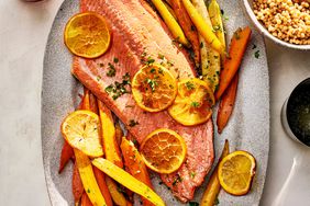 Slow-Baked Citrus Salmon With Carrots