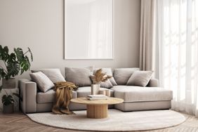 Cream Couch in living room