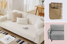 Composite of stylish couch covers
