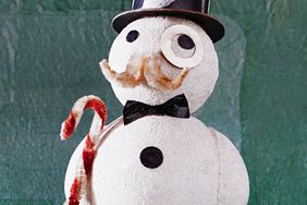 vintage snowman ornament